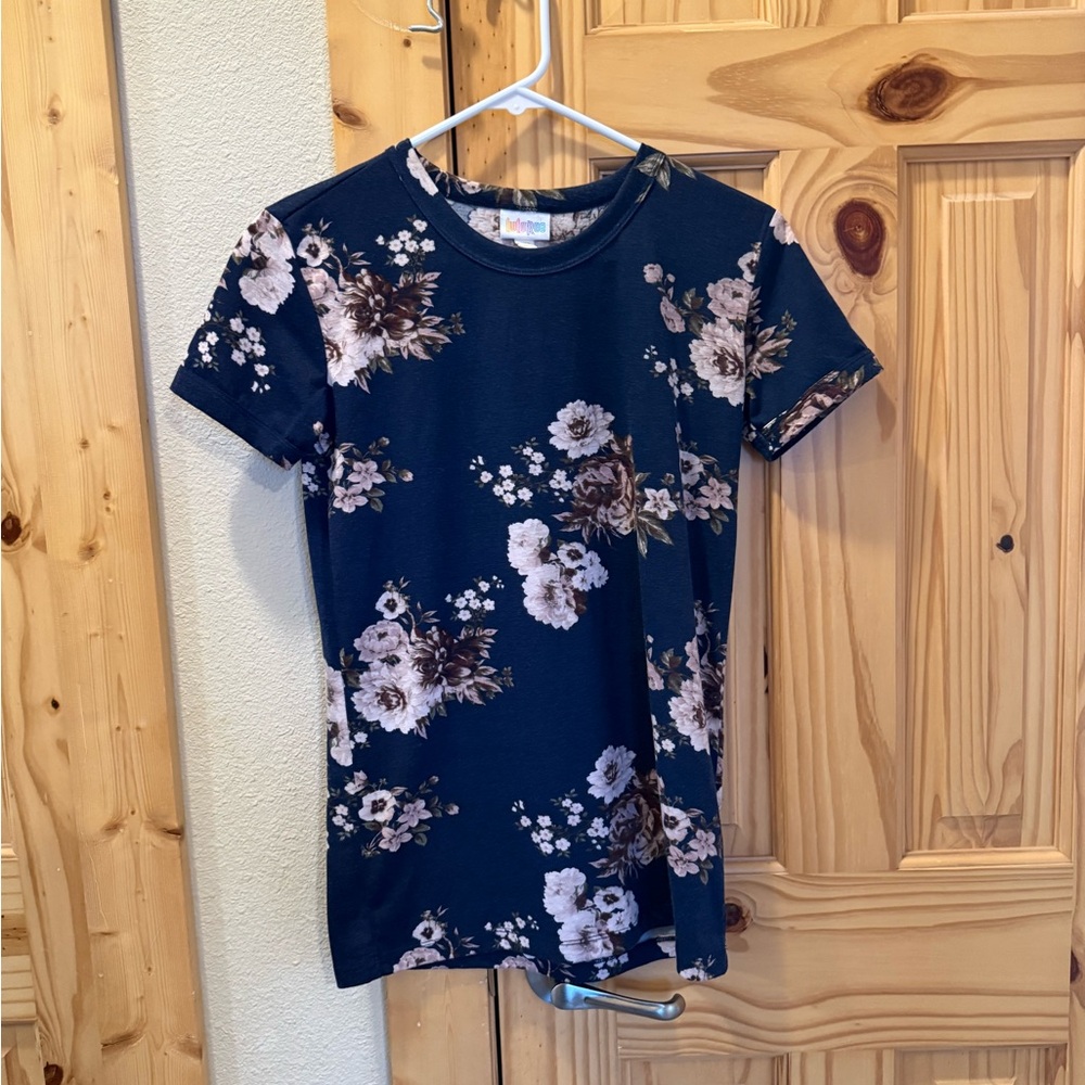 Navy Floral Liv Top